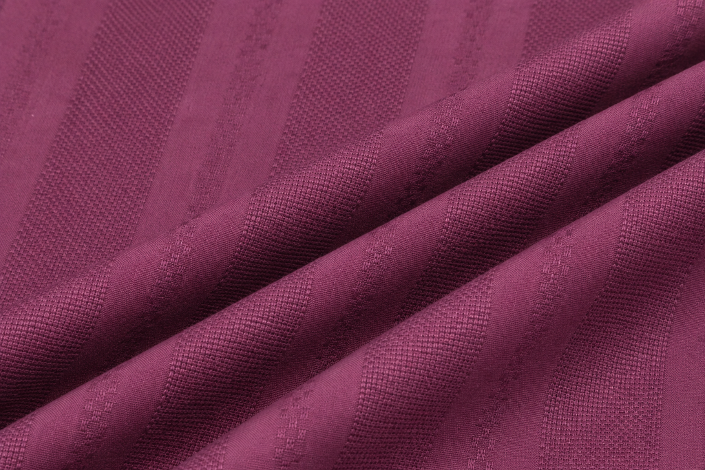 Bordeaux Textured Stripe Full Sleeve Shirt