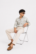 Sage Leaf Printed Full Sleeve Shirt