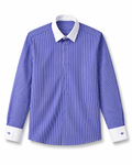 Monarch Blue Signature Stripe Shirt