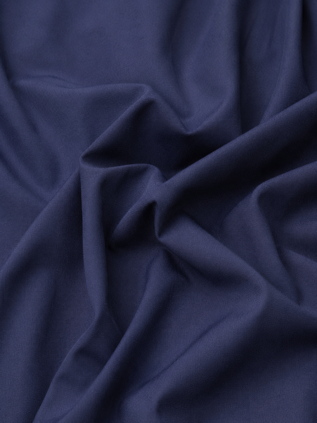 Ocean Navy Solid Regular Fit Shirt