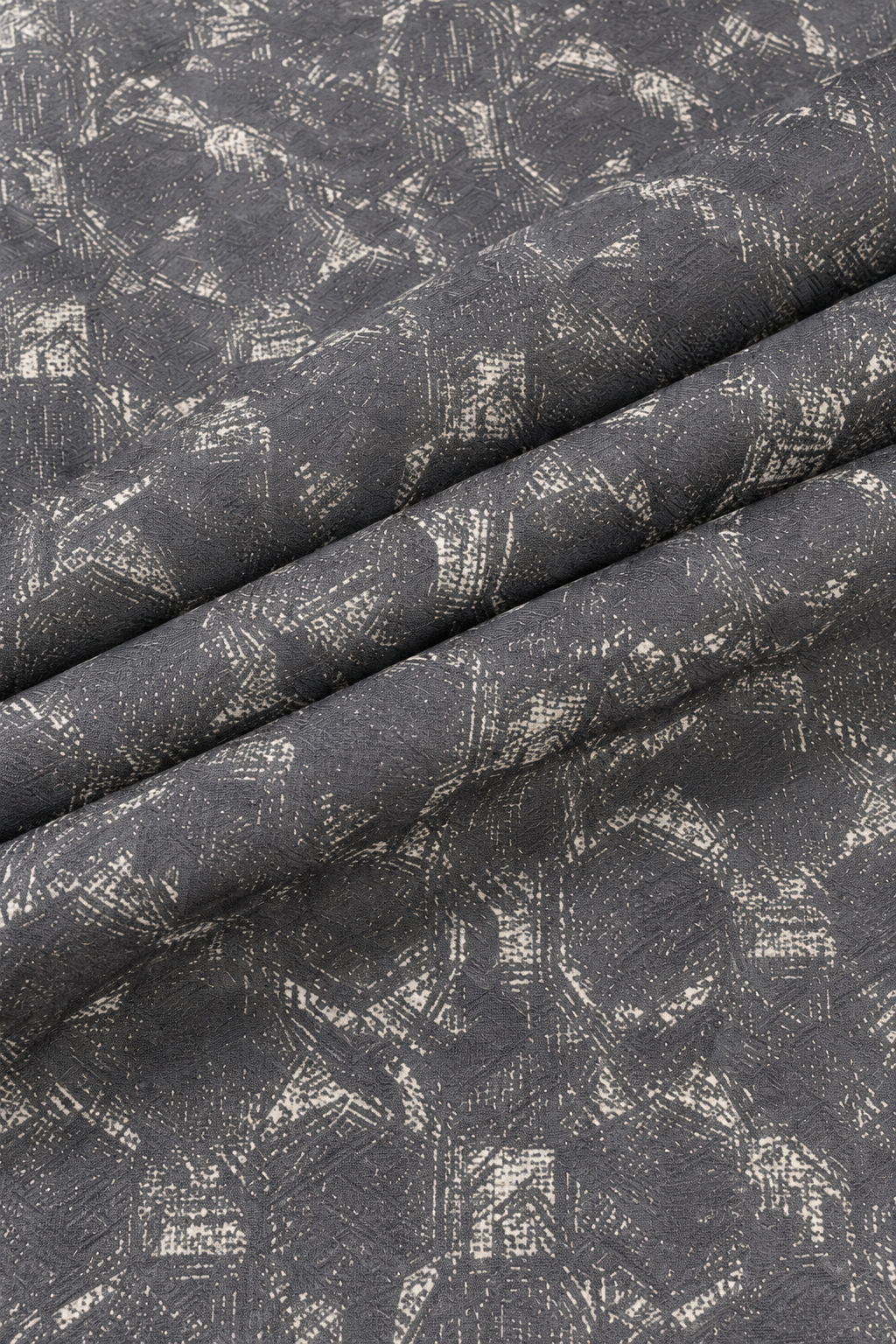 Graphite Abstract Pattern Full Sleeve Shirt