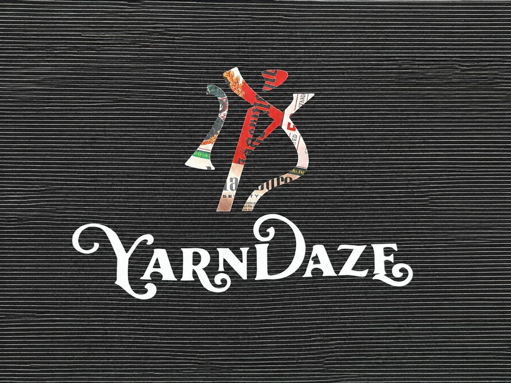 YarnDaze Back Logo Pinstripe Boxy Shirt