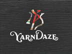YarnDaze Back Logo Pinstripe Boxy Shirt