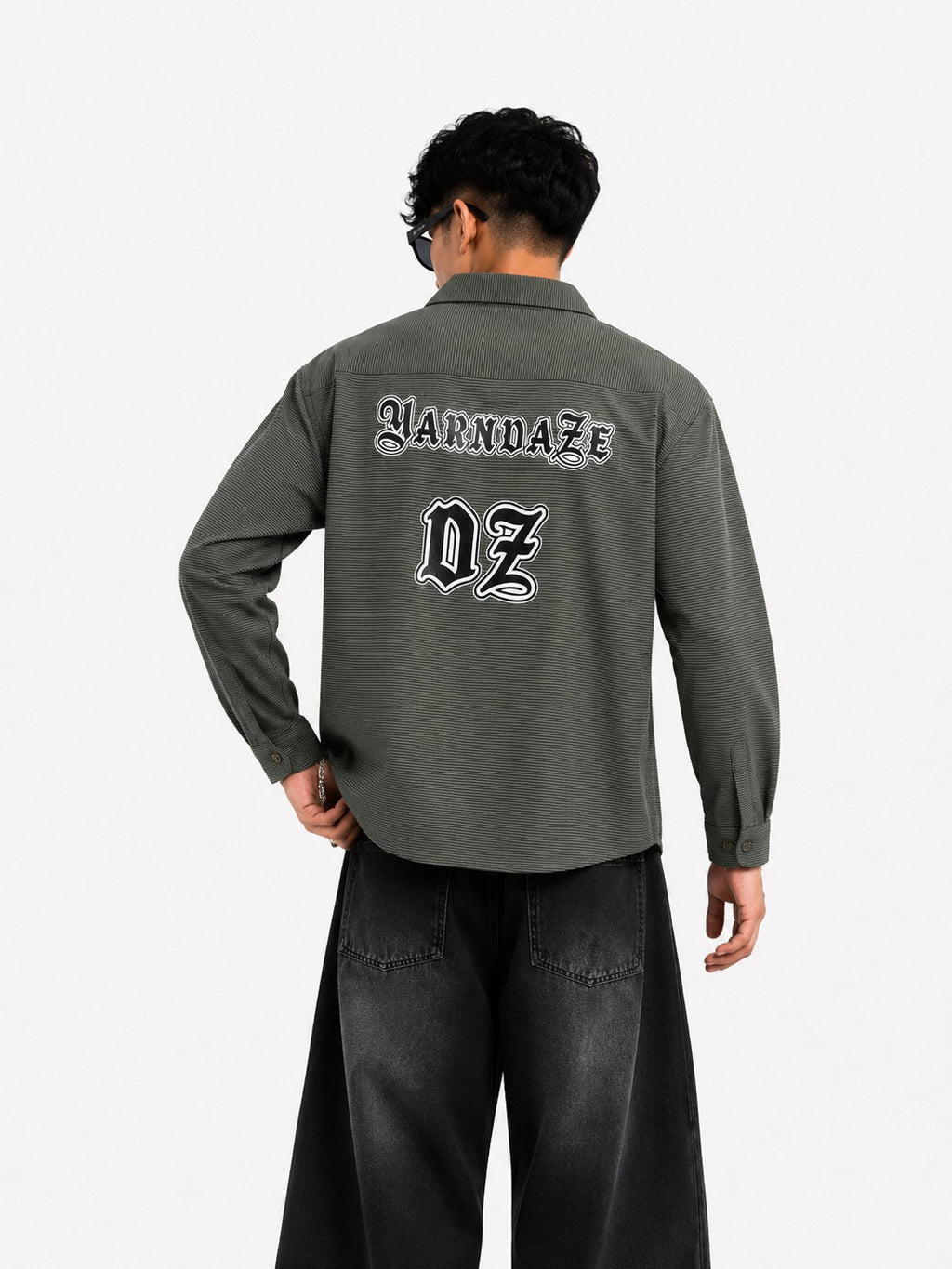 Dark Green Streetwear Shirt – YARNDAZE Edition