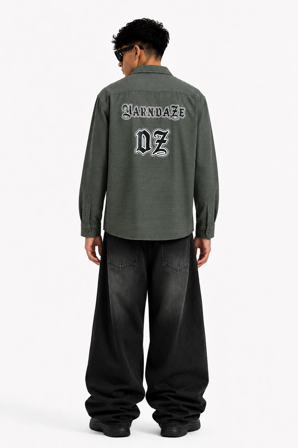 Dark Green Streetwear Shirt – YARNDAZE Edition