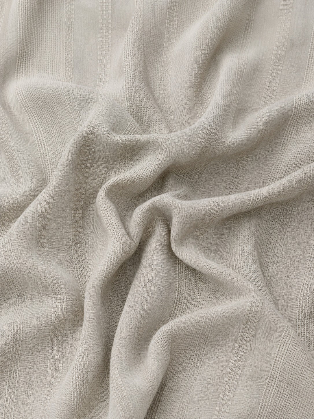Textured Beige Stripe Shirt